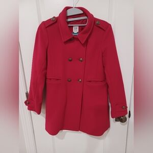 Gap Kids XL/14 wool blend Red Peacoat